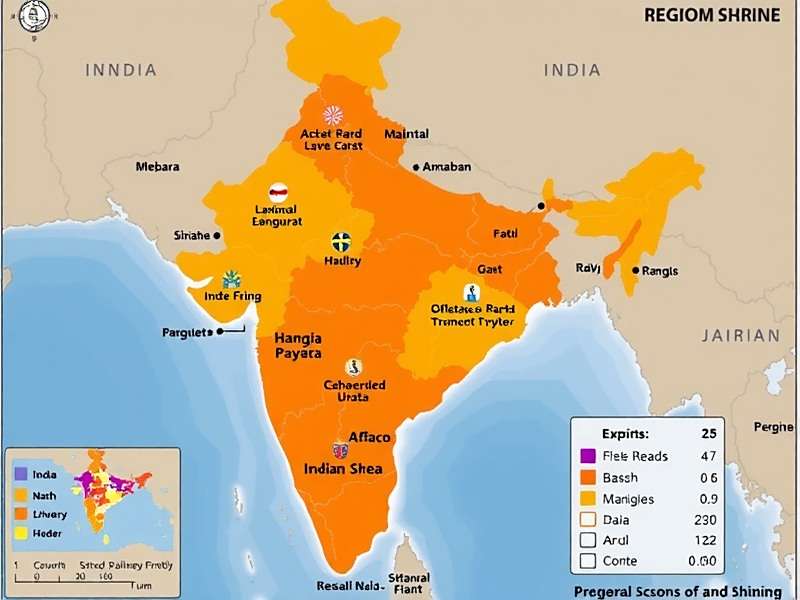 Ancient Shrine Explorer Regional Popularity Map of India